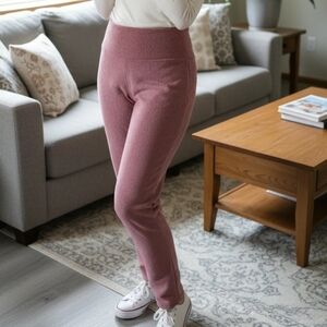 Cozy Mauve Winter Leggins